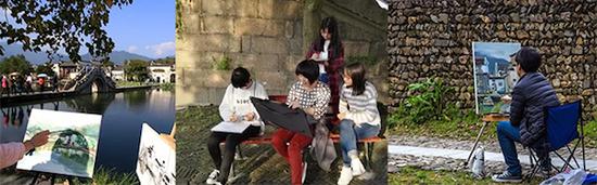 2019中国黄山（黟县）青年写生艺术季8月15日启动