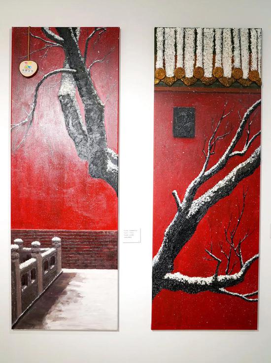 会美术·;绘中国主题画展开幕