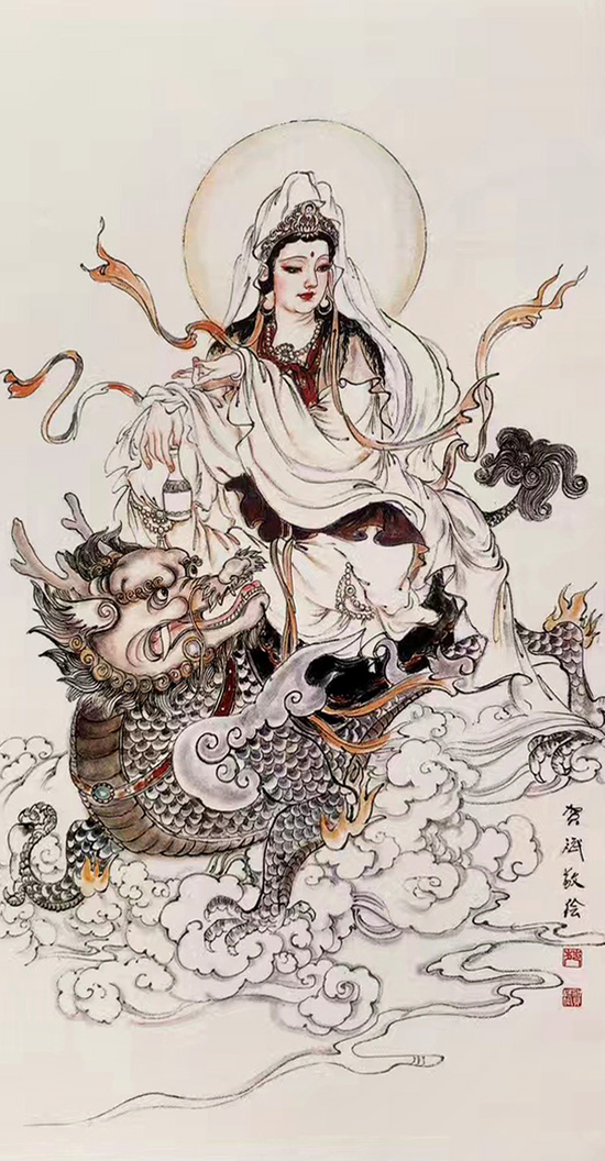 喜迎建国70周年 著名画家苑贺斌作品欣赏