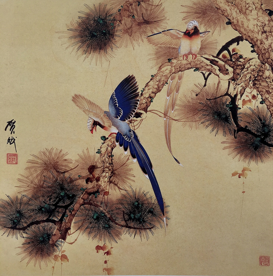 喜迎建国70周年 著名画家苑贺斌作品欣赏