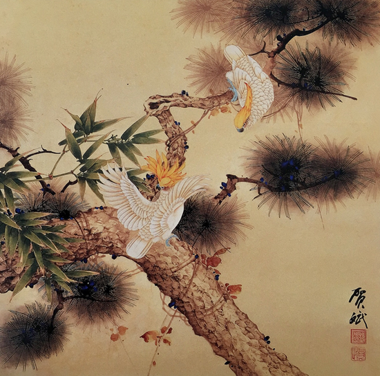 喜迎建国70周年 著名画家苑贺斌作品欣赏