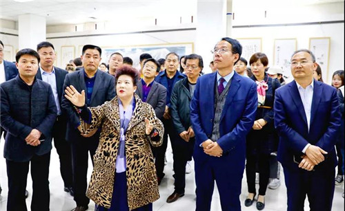 傅继英艺术世界临沂大学永久性陈列馆揭牌在临沂大学隆重举行