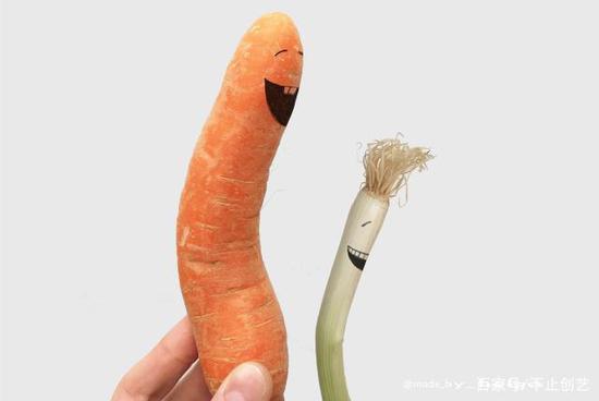伦敦艺术家把食材拟人化 呆萌可爱太暖心