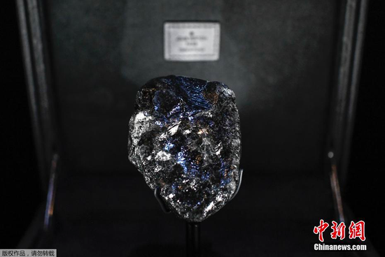 世界第二大钻石原石重1758克拉 或被切割变为珠宝