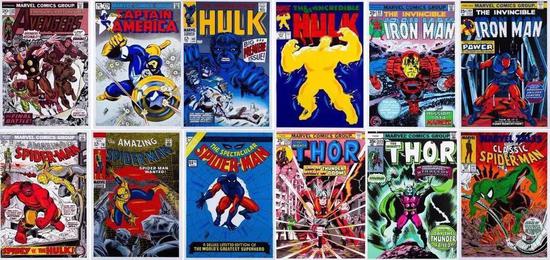 斯坦·李（Stan Lee）漫威超级英雄漫画封面