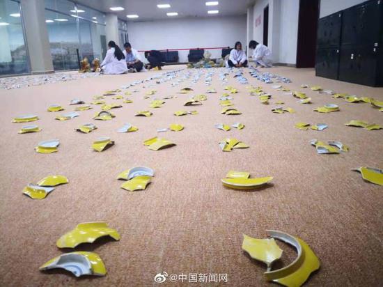 圆明园再修复11件文物：修复碎片达500多片
