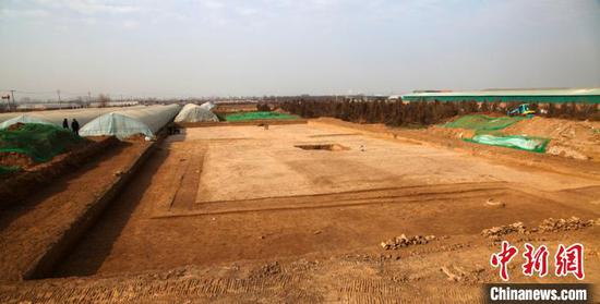 西安汉长安城遗址发现西汉建筑遗址