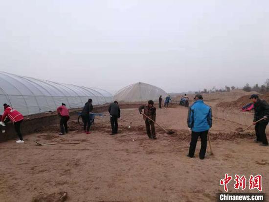 西安汉长安城遗址发现西汉建筑遗址