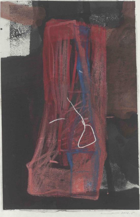 “生系列 “生系列 53x34cm水墨综合 宣纸 2016