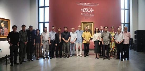 油画大师柯尔内留·;巴巴作品中国巡展在京开幕