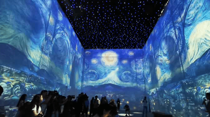 国博360°全景技术还原200幅原作 打造梵高沉浸展