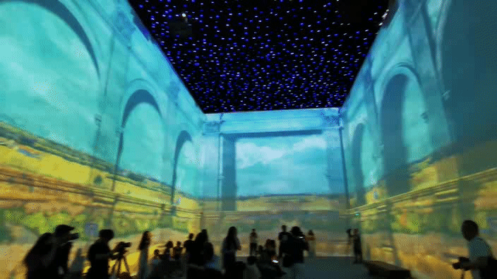 国博360°全景技术还原200幅原作 打造梵高沉浸展