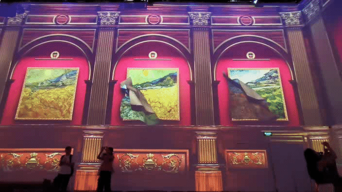 国博360°全景技术还原200幅原作 打造梵高沉浸展