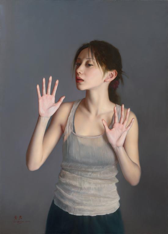 《一切是否完好如初》布面油画105x75cm 2011年