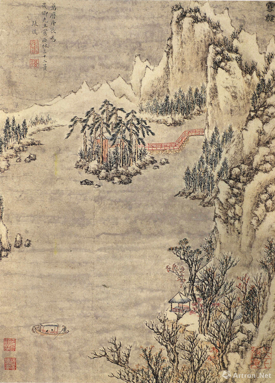 鉴藏：晚明画家张复的实境山水画