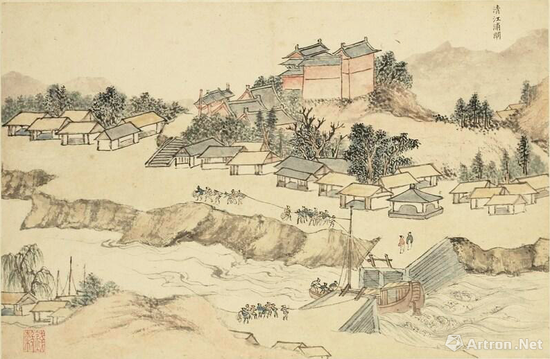 鉴藏：晚明画家张复的实境山水画