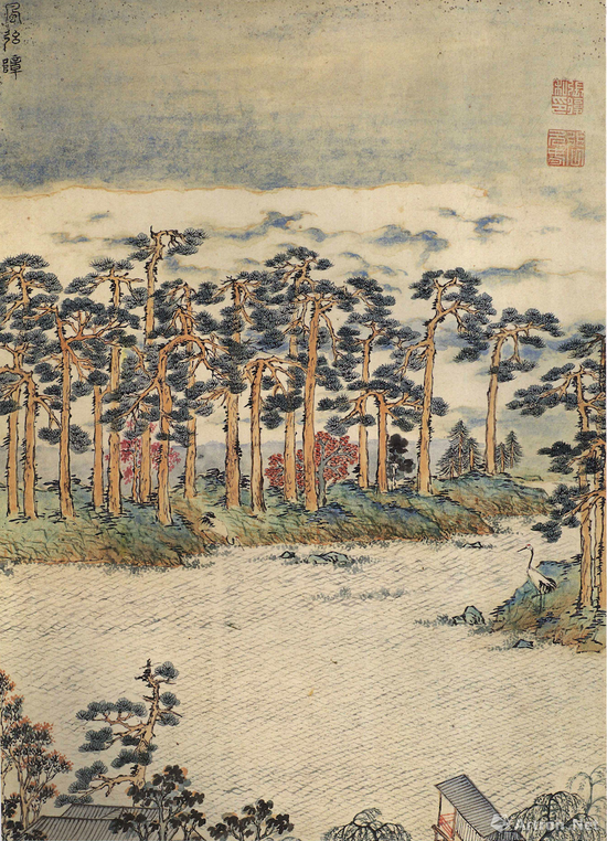 鉴藏：晚明画家张复的实境山水画