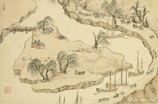 鉴藏：晚明画家张复的实境山水画