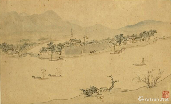 鉴藏：晚明画家张复的实境山水画