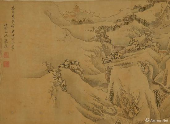 鉴藏：晚明画家张复的实境山水画