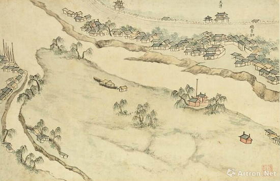 鉴藏：晚明画家张复的实境山水画