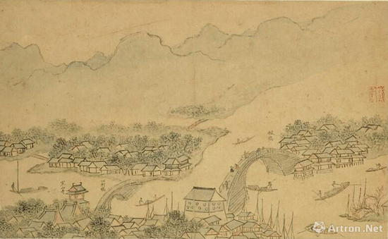 鉴藏：晚明画家张复的实境山水画