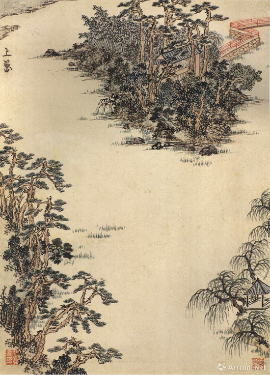鉴藏：晚明画家张复的实境山水画