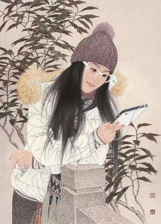 佳期如梦 110cm×85cm 2012年 纸本