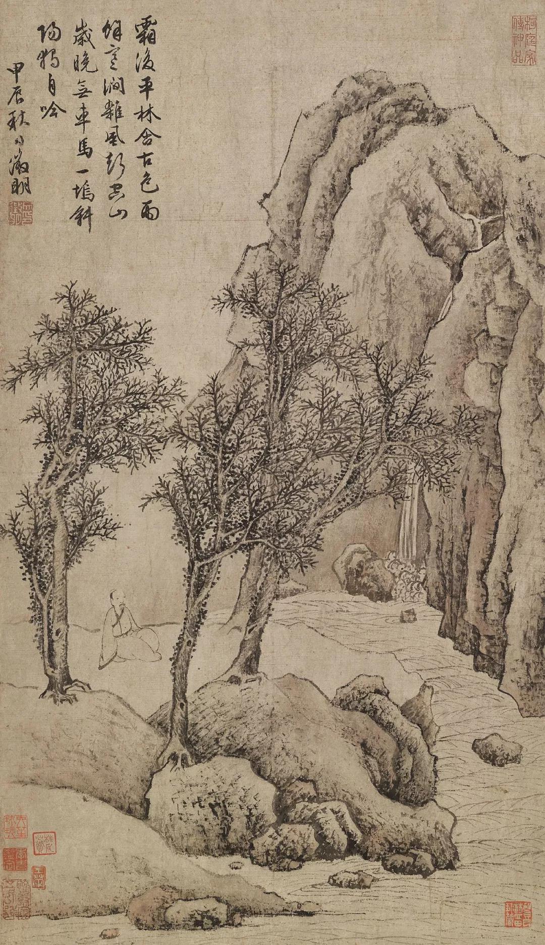 Lot957 明 沈周 柳湖图