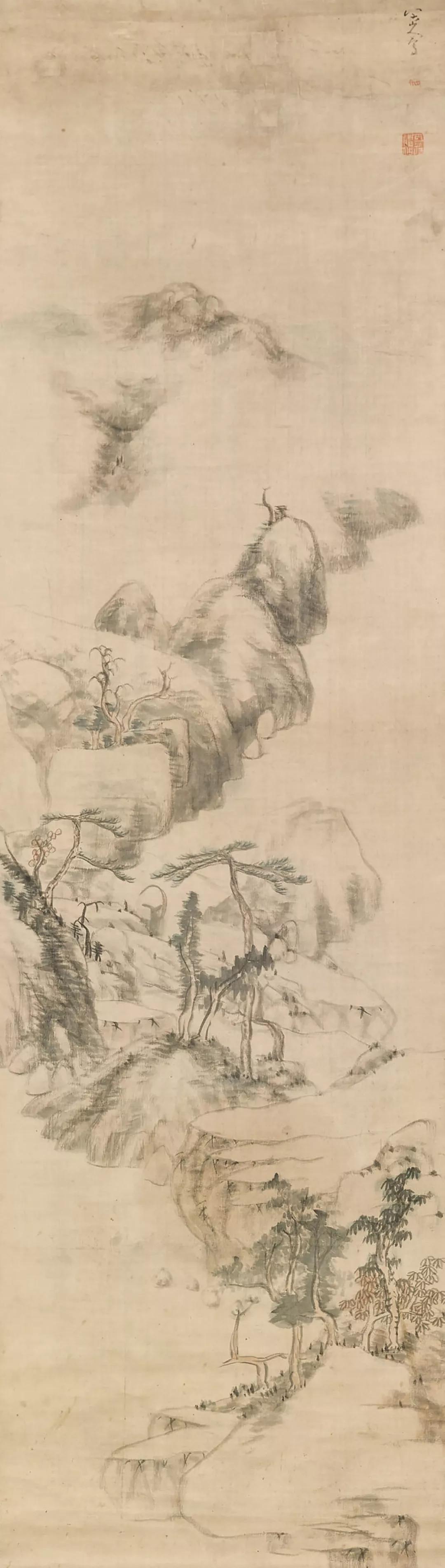 Lot927 清 八大山人 宋之问诗