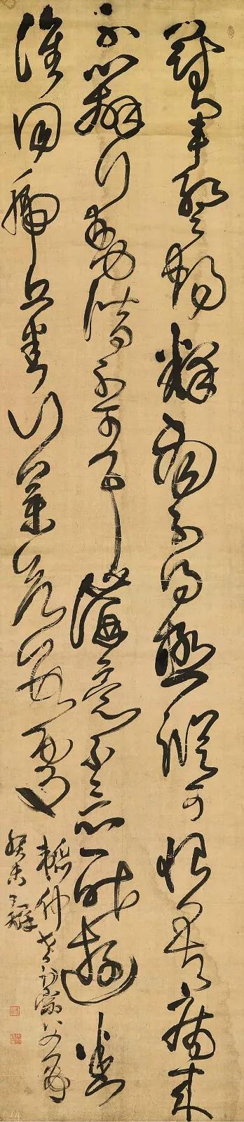 Lot928 清 八大山人 荷鹭图