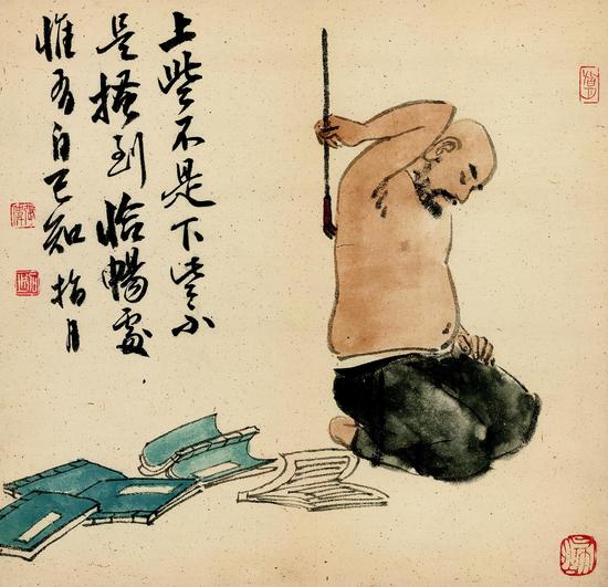 禅宗四偈之二34㎝×35㎝