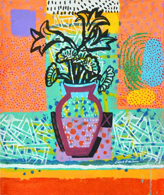 小花瓶，43.5×36.5cm?DavidGerstein