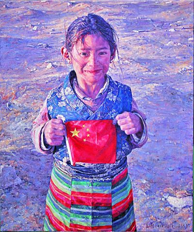 五星红旗 我为你自豪——飘扬在美术作品中的国旗