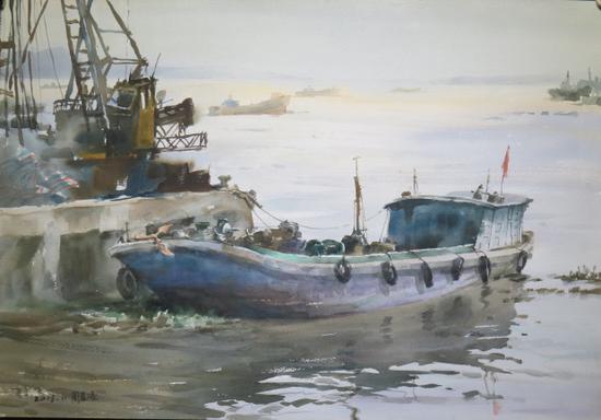 《水唱船歌—周蓝凌水彩画作品展》香港站将举行