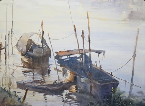 《水唱船歌—周蓝凌水彩画作品展》香港站将举行