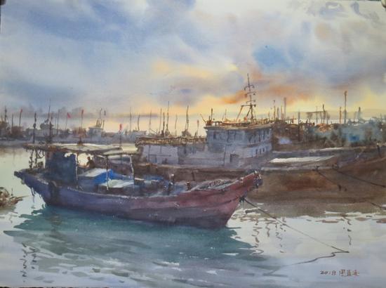 《水唱船歌—周蓝凌水彩画作品展》香港站将举行