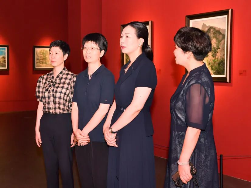 雁山乐水画传承林宣文林丹厉靖作品展在浙江美术馆展出