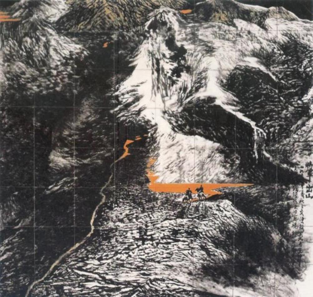 《将军出山》作者：张志民创作年代：1994年规格：177×185cm品类：中国画