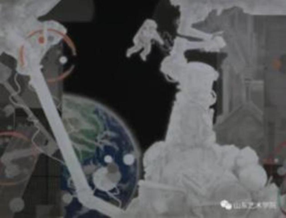 《美丽的塞罕坝》作者：谭智群创作年代：2022年规格：350×175cm品类：油画