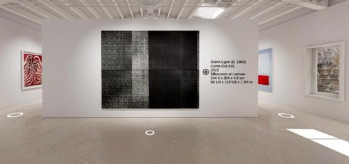 艺研室项目，「毗邻自身」(Beside Itself)虚拟实境展览现场图© 艺术家，图片：艺术家、豪瑟沃斯