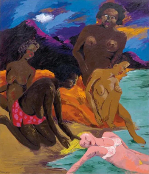 罗伯特·科尔斯科特（Robert Colescott）《大海的馈赠》1984年作