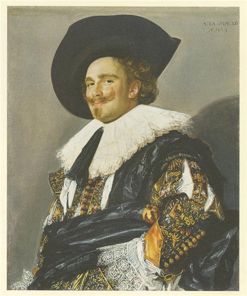 弗兰斯·哈尔斯（Frans Hals）《笑的骑士》1624年，油画画布，伦敦华莱士收藏