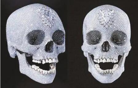 Damien Hirst作品《给上帝的爱》