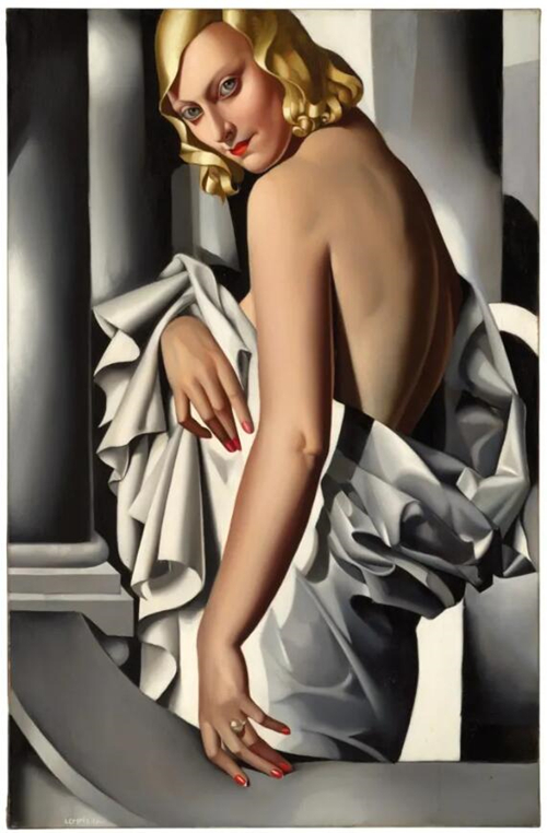塔玛拉·德·蓝碧嘉（1898-1980），《马乔里·费里肖像》，油彩 画布，100 x 65 cm.，1932年作。此作于2020年2月5日在佳士得伦敦以16,380,000英镑成交。艺术作品：© Tamara de Lempicka Estate, LLC / ADAGP, Paris and DACS, London 2020