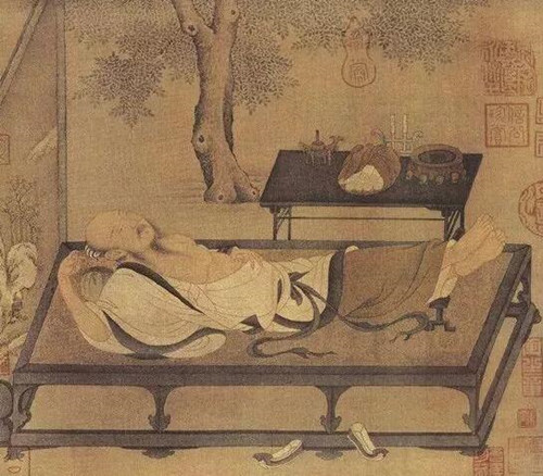 宋朝，佚名《槐荫消夏图》。来源/网络