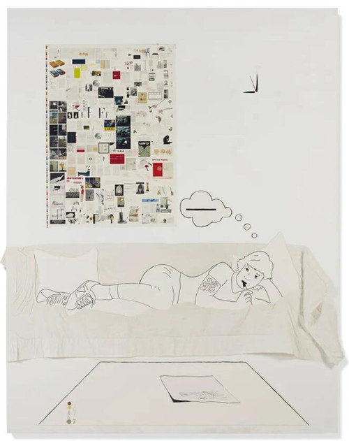 弗朗西斯·史塔克（1967年生） 《图像校样》，混合媒介 木材，整体：236.2 x 182.9 x 4.5 cm.，2007年作，估价：10,000 - 15,000 英镑。此作将于7月2日佳士得伦敦 《战后及当代艺术（日间拍卖）》 中呈献
