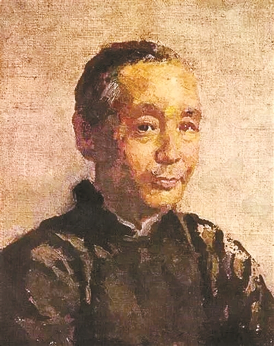 《任伯年肖像》 徐悲鸿