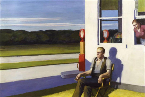 Edward Hopper, Four Lane Road, 1956