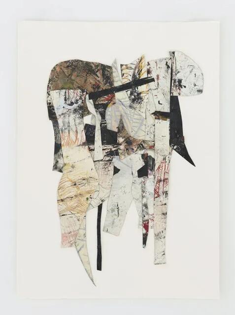 Untitled, 2017Oil collage on paper30 × 22 2/5 in76.2 × 57 cmThis is a unique work.$18,000